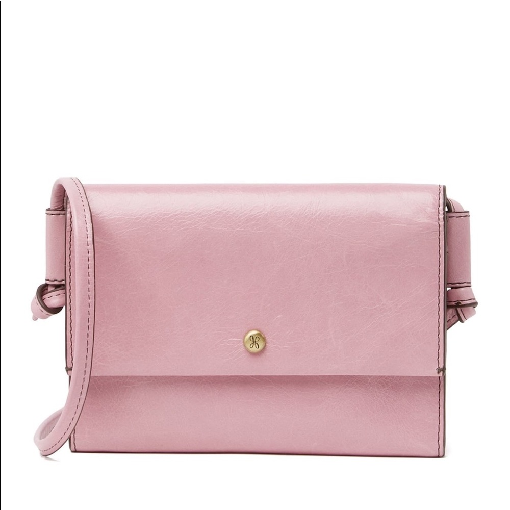 HOBO crossbody pink leather lilac bag